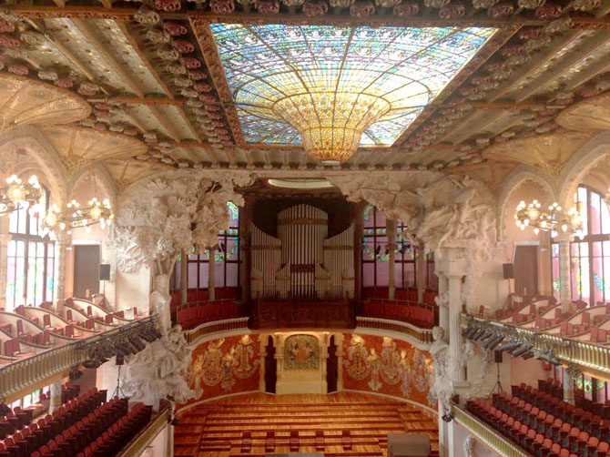 Palais de la musique catalane.
