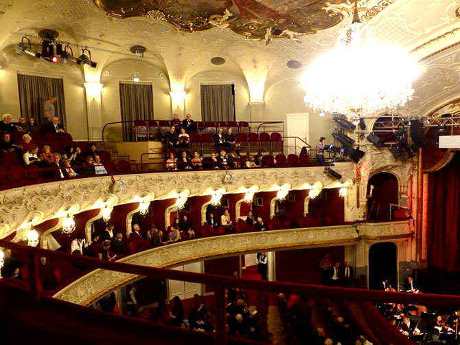 Le théâtre Salzburger Landestheater.