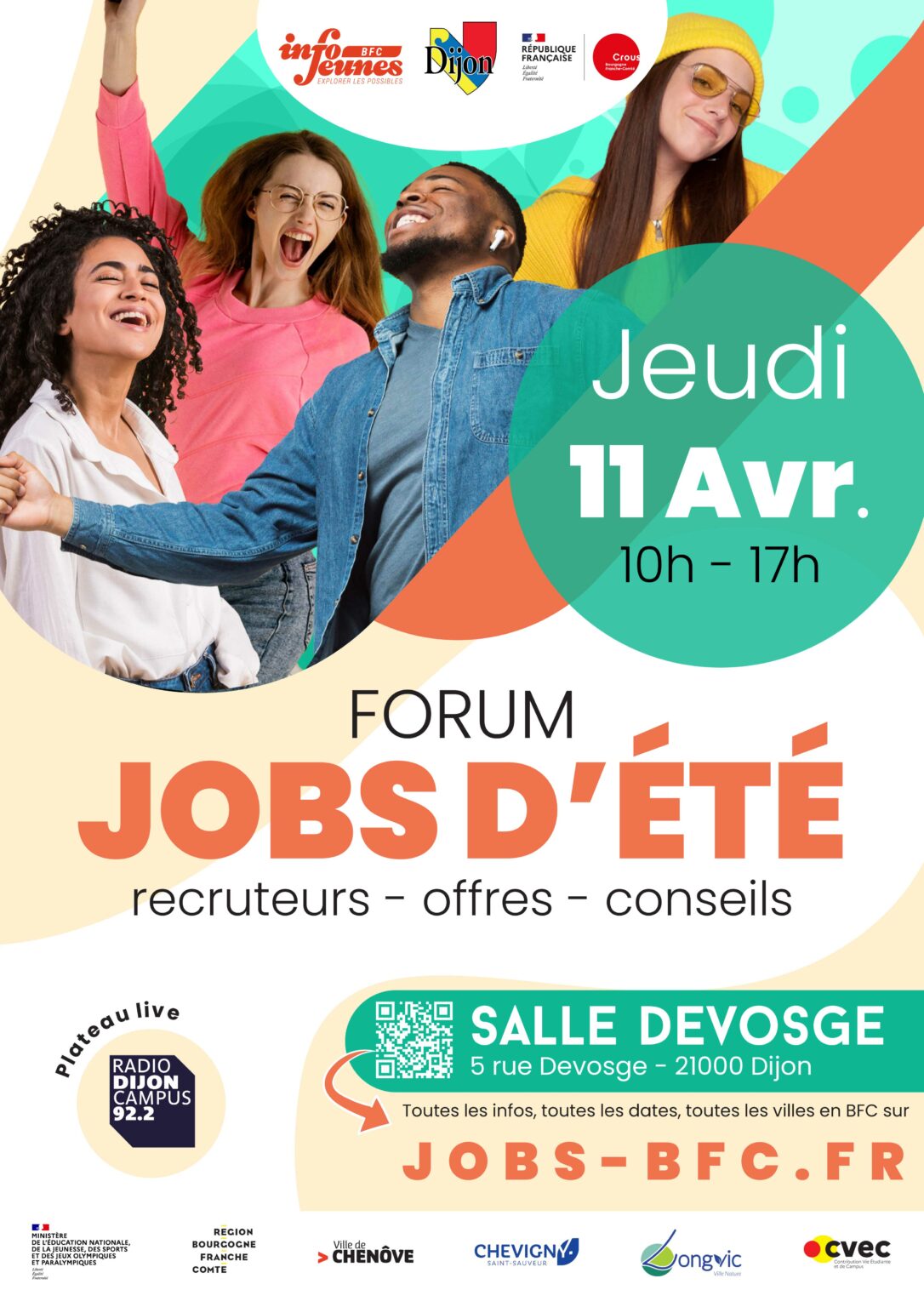 Forum job d'été de Dijon le 11 avril 2024 de 10h à 17H uBlink site